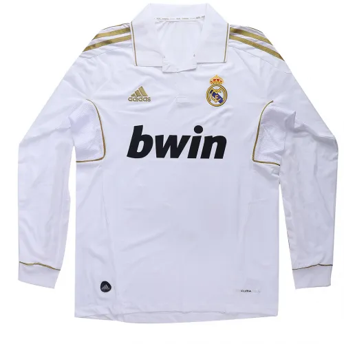 2011/12 Real Madrid Retro Jersey Home Long Sleeve