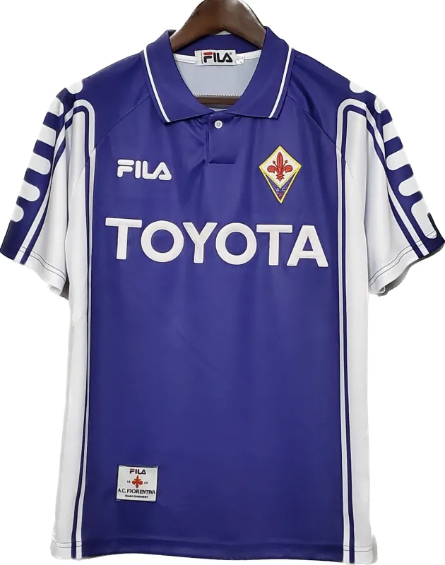 12a84d4568 Fiorentina 1999/00 Retro Soccer Jersey Home Replica - 图片 1
