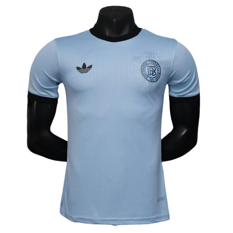 16877eca79 Adidas Germany 125th Anniversary Blue Goalkeeper Shirt Player Version 2025 - 图片 1