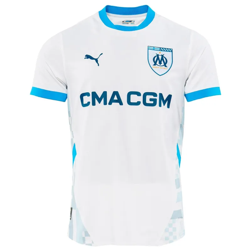 183c44f7ad 24-25 Marseilles Home Soccer Jersey - 图片 1