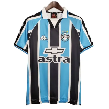 194c34f596 Grêmio FBPA 2000/01 Retro Soccer Jersey Home Replica - 图片 1