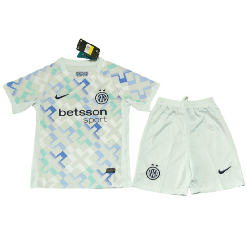 1e1119ae88 2025/2026 Inter Milan away Kids fan edition football shirt kit - 图片 1