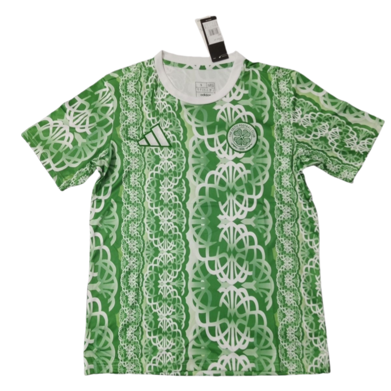 2025-07-15165438545 24-25 Celtics Pre Match Jersey Special Edition Short Sleeve Training Soccer Jersey -Fan version - 图片 1