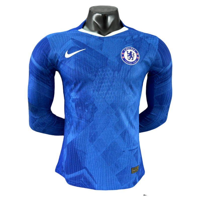 2025-07-16111320978 Chelsea Long Sleeve Jersey Home Football Shirt 2025-26-Player version - 图片 1