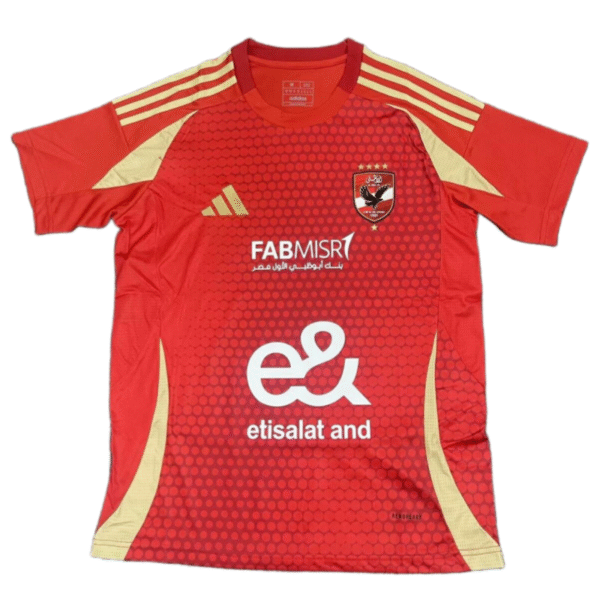 24-25 Ahli jersey home short sleeved football jersey Cairo Nationals
