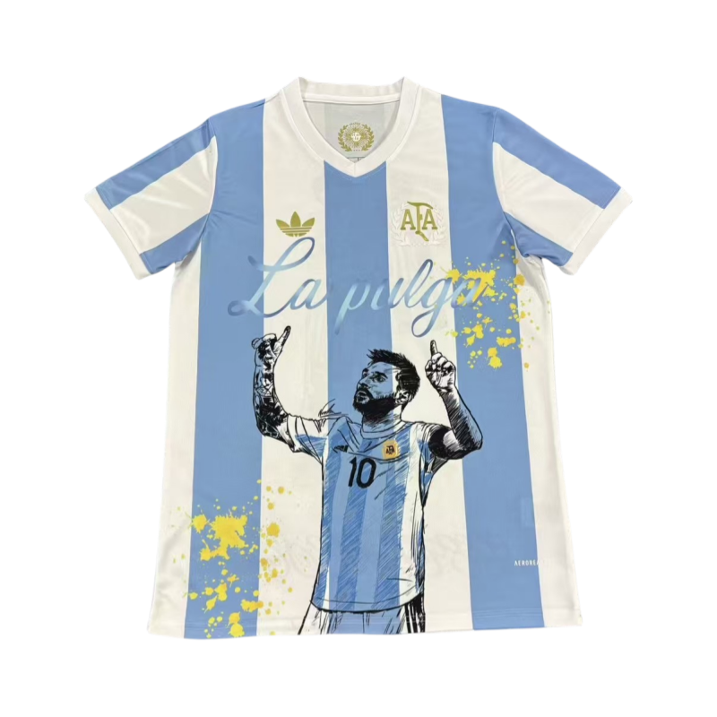 20250508011536 MESSI # 10 Argentina Special Edition Commemorative Football Shirt 2025 - 图片 1