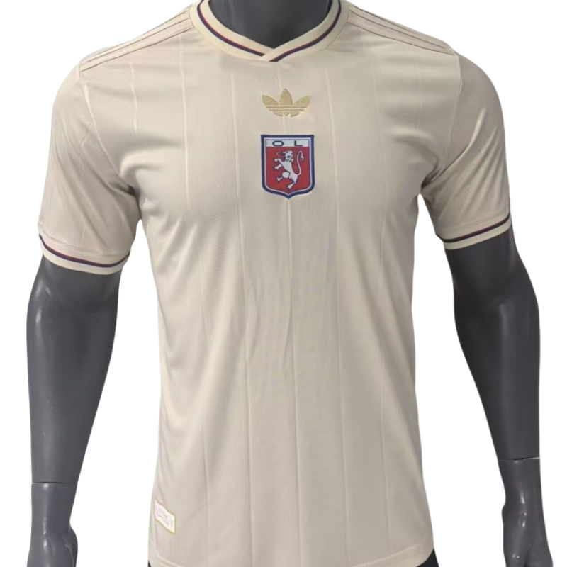 20250518210818 25-26 Lyon Anniversary Edition Football Shirt - 图片 1
