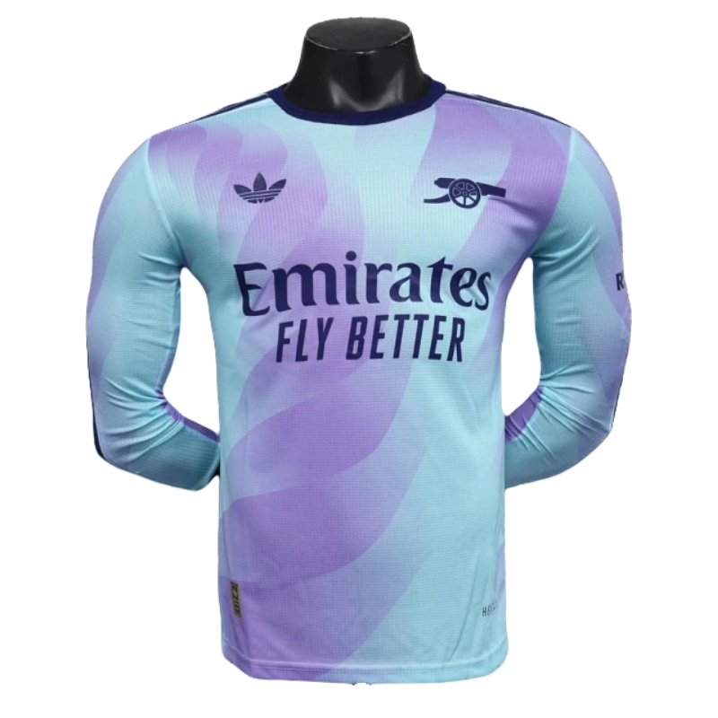 3401c3da7c Arsenal Third Away Long Sleeve Jersey Player Version 2024-25 - 图片 1