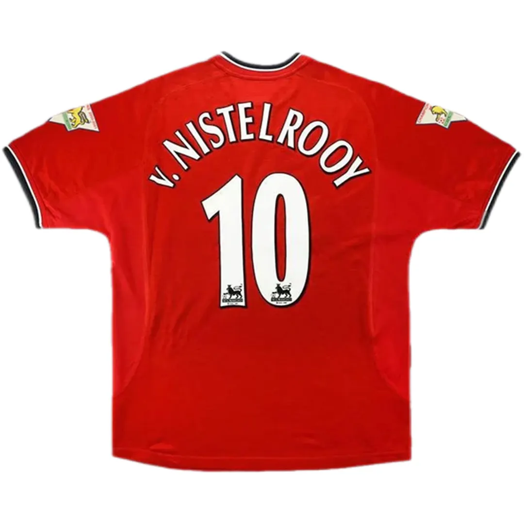 37e1092ae8 2000/02 Manchester United v.NISTELROOY #10 Retro Jersey Home - 图片 1