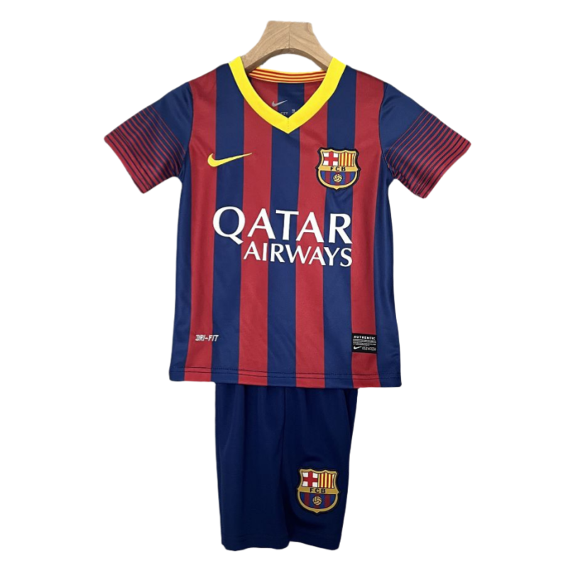 44bb8638 13-14 Barcelona Home Retro Kids Kit - 图片 1
