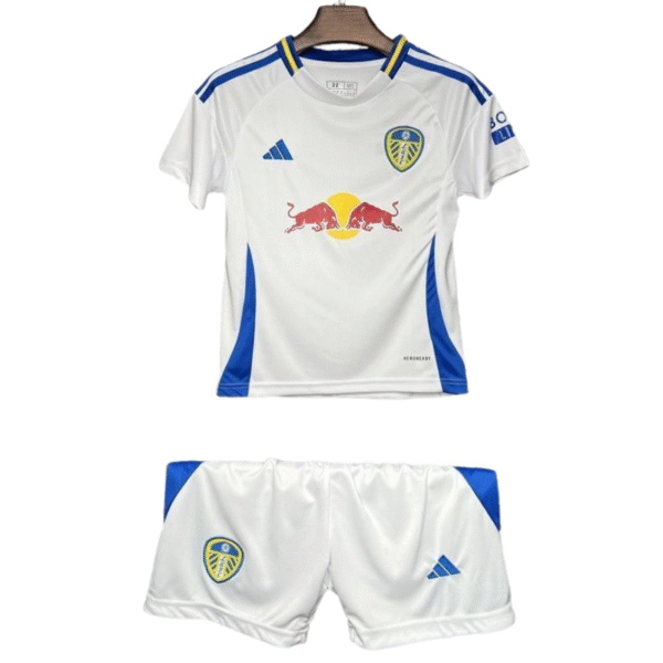 Leeds United Home Kids football Shirt Kit 2024-25 Fan version