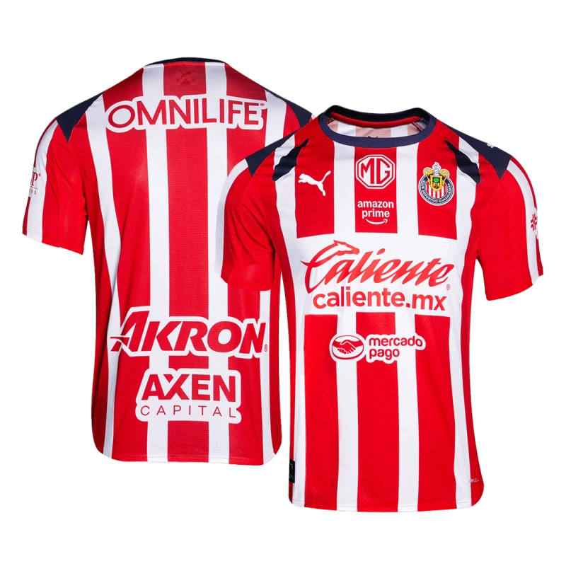 4ae8f37a6821c6f0eed3af98193f749a Chivas Home Soccer Jersey Replica 2025-26 Fan version - 图片 1