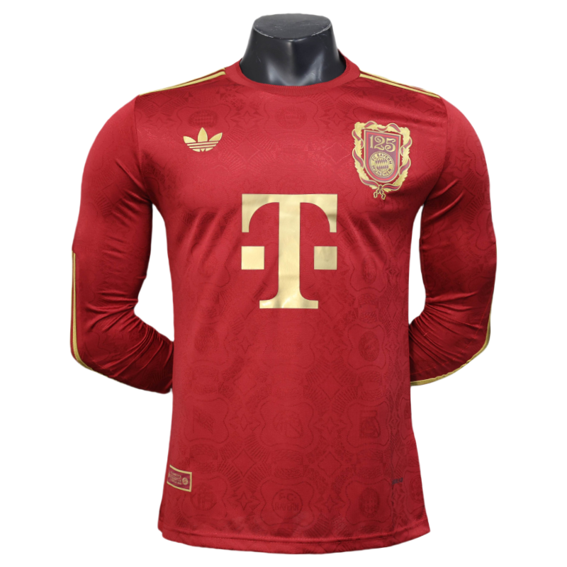 4f5cea8378 Bayern Munich 125th Anniversary Shirt Long Sleeve Jersey Player Version 25-26 - 图片 1