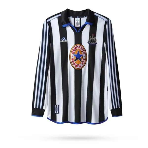 Newcastle United Retro Long Sleeve Jersey Home 1999-00