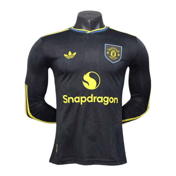 Manchester United Third Away Long Sleeve Football Jersey 2025-26 Player version