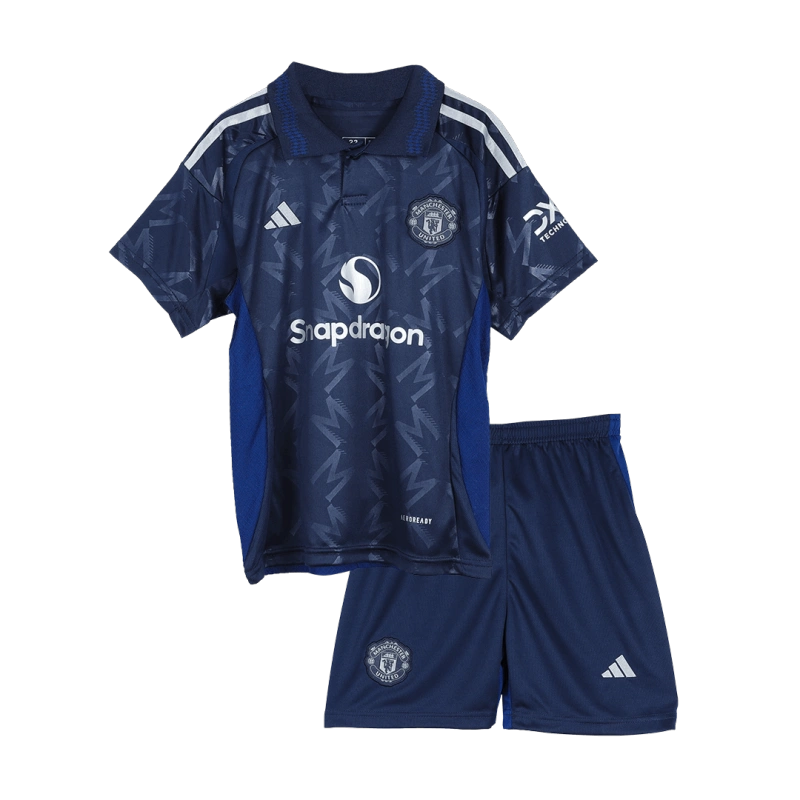 703397882a 24-25 Manchester United Away Kids Jersey+Shorts - 图片 1
