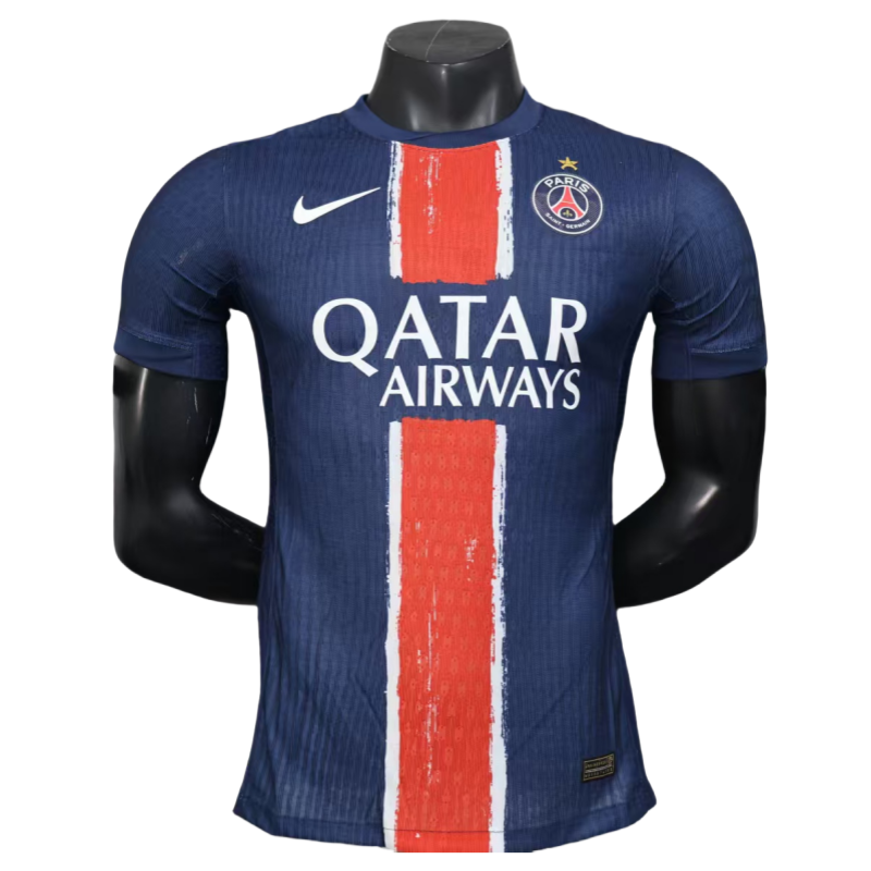 75bb41cf44 Champions of Europe Soccer Jersey PSG Home Shirt Player Version 2024-25 - 图片 1