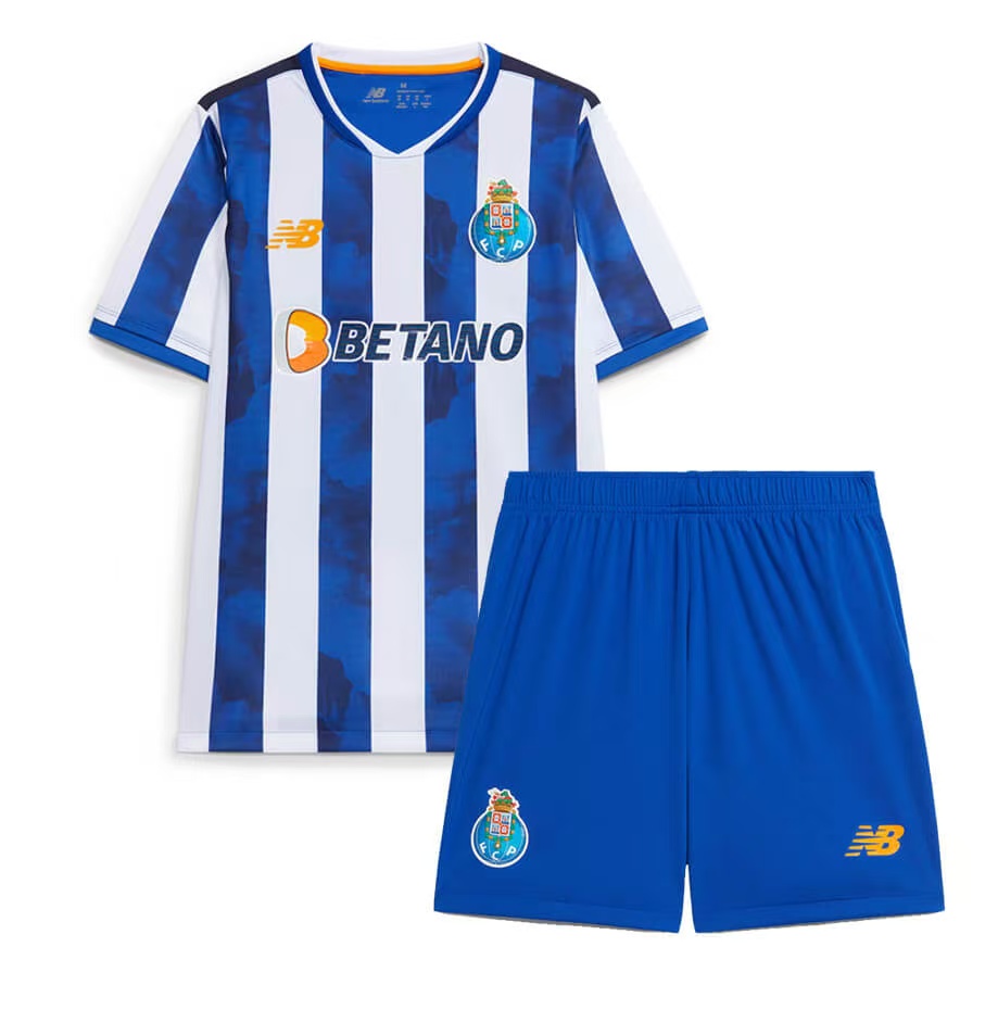 8049508780 Kids FC Porto Home Kits(Jersey+Shorts) 2024-25 - 图片 1