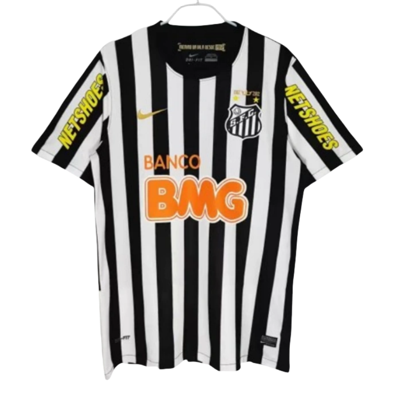 8066ab7f8d 2013 Santos away #11 Neymarjr Retro Soccer Jersey - 图片 1