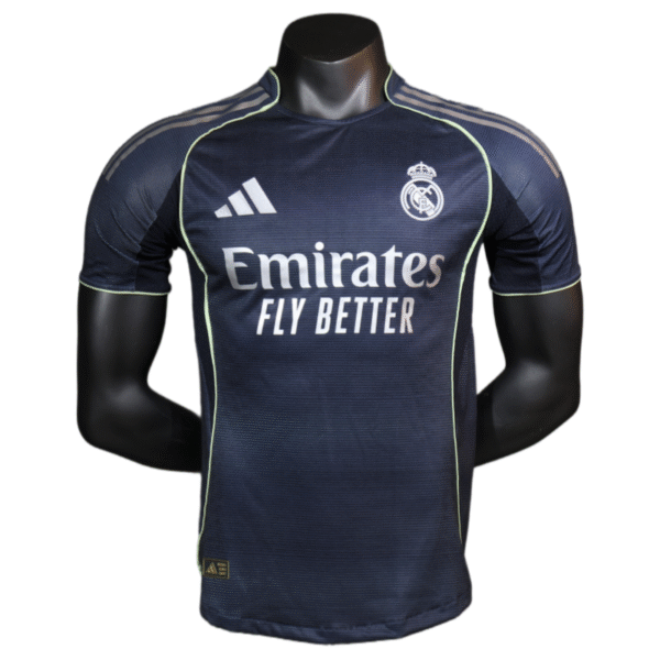 Real Madrid Away Soccer Jersey Player Version Shirt 25-26