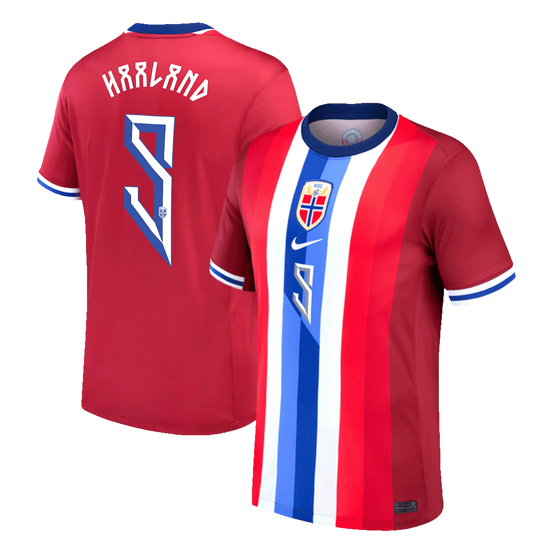 921b43dd98 HAALAND #9 Norway Nike Soccer Jersey Home Player Version Shirt 2024 - 图片 1