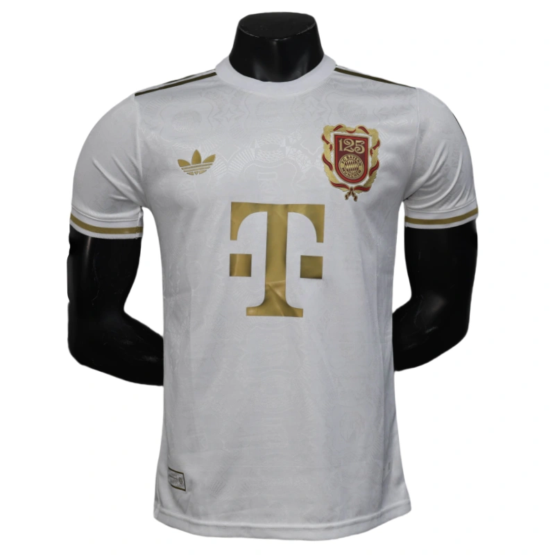 AAA-240-5 Adidas Men's FC Bayern Munich 125th Anniversary Shirt 25-26 - 图片 1