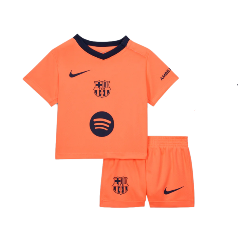 HM3258-855415105569DA1X164ab7beb-8689-410b-b2ed-6cdbded8b8d3 Barcelona Third Away Kids Football Shirt 2025-26 Kit - 图片 1