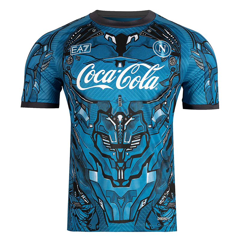 IMG0060JPG-1637231906-1-12 Napoli Pre match training uniform Football Shirt 2025-26 Fan Version - 图片 1
