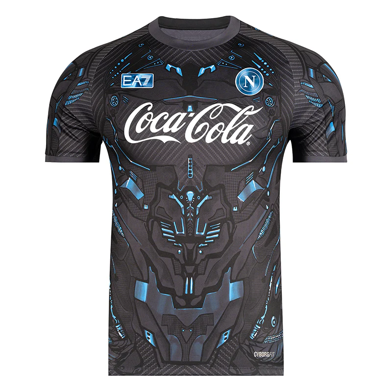 IMG0060JPG-1637231906-1-14 Napoli Pre match training uniform Football Shirt 2025-26 Fan Version - 图片 1