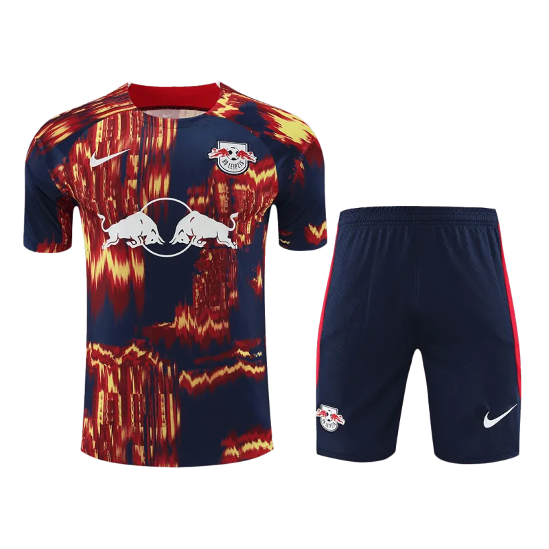 a8606a3e61 23-24 RB Leipzig Pre-Match Kit(Jersey+Shorts) - 图片 1