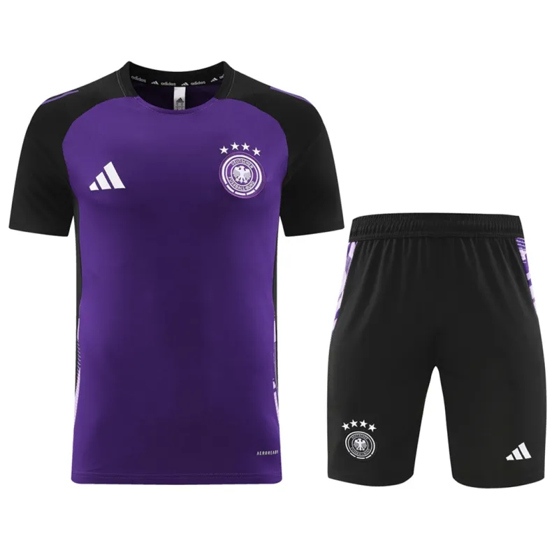 b067496b59 2024 Germany Euro Purple Training Kit Jersey+Shorts - 图片 1