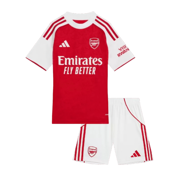 Kids Arsenal Custom Home Soccer Kits 2025-26