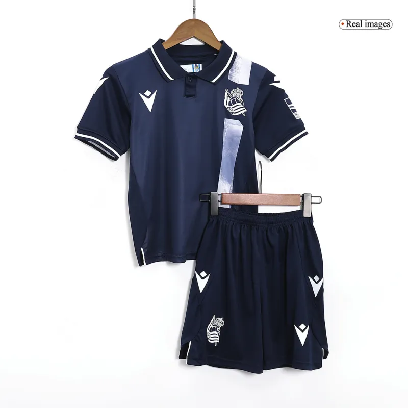 bc92c6c6ea Kids Real Sociedad 2023/24 Away Kit Jersey+Shorts - 图片 1