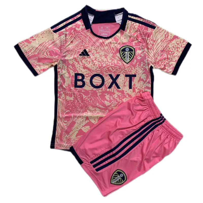 bd8dc025d2 Kids Leeds United Third Kit Jersey+Shorts 2023/24 - 图片 1