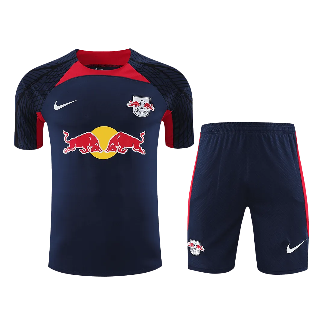 d219f8aaef 23-24 RB Leipzig Pre-Match Kit(Jersey+Shorts) - 图片 1