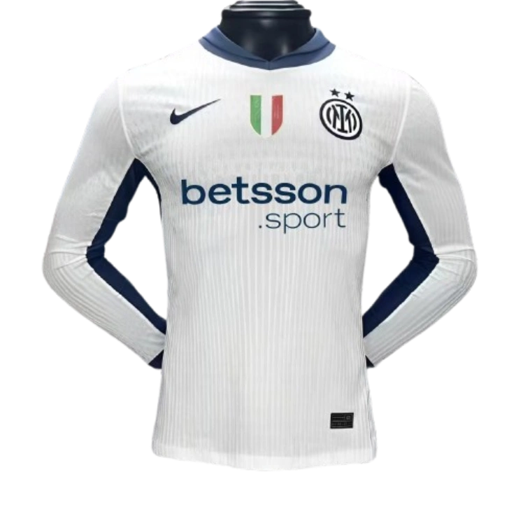 d7d7e4d80c 24-25 Inter Milan Away Long Sleeve Kit Player Version Shirt Soccer Jersey - 图片 1