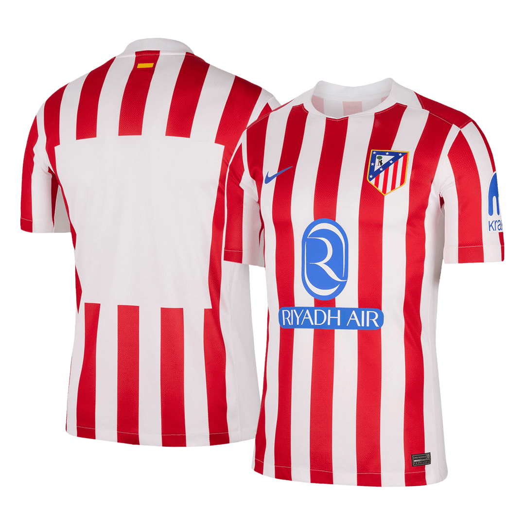 e139181076 Atletico Madrid Soccer Jersey Home Custom Shirt 2025-26 - 图片 1
