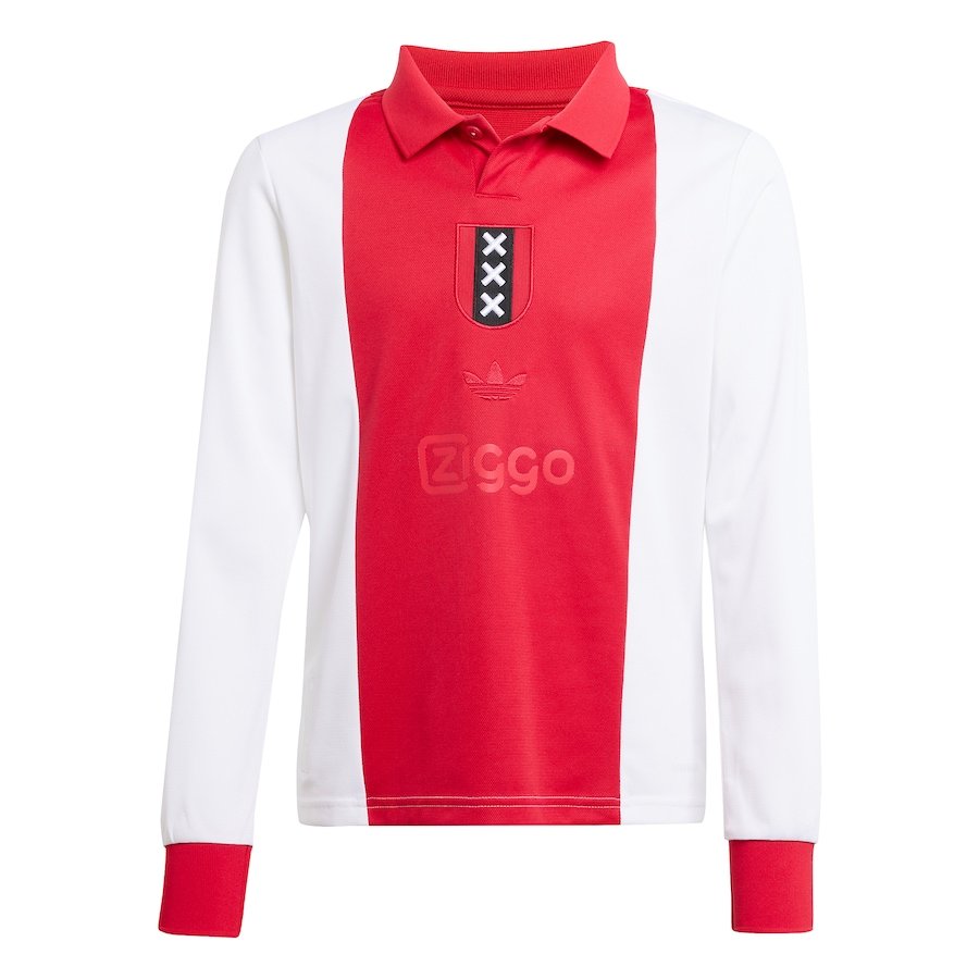 ec0b93094b Adidas Ajax Jersey 125th Anniversary Shirt Long Sleeve 25-26 - 图片 1