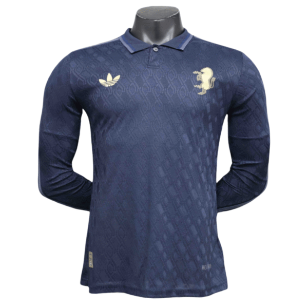 24-25 Juventus Away Soccer Jersey Player Version Long Sleeve