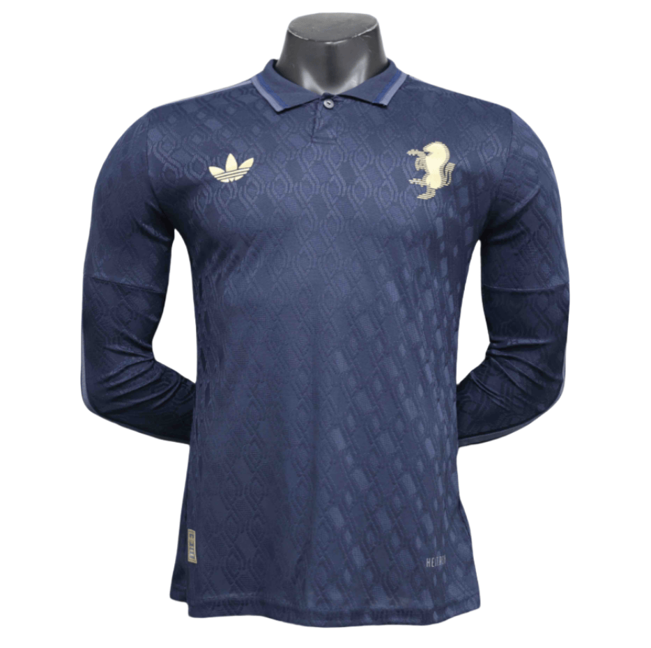 efa3cf5520 24-25 Juventus Away Soccer Jersey Player Version Long Sleeve - 图片 1