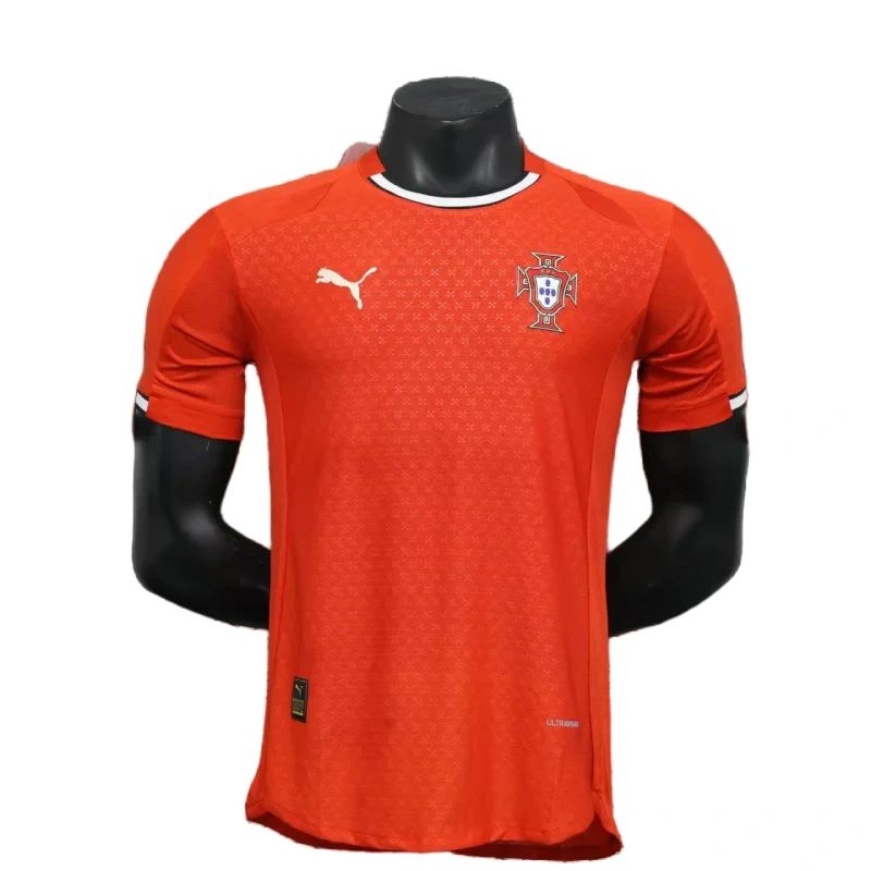 f6d7abcdbe-65 Authentic Puma Soccer Jersey Portugal Home Shirt 2025 - 图片 1