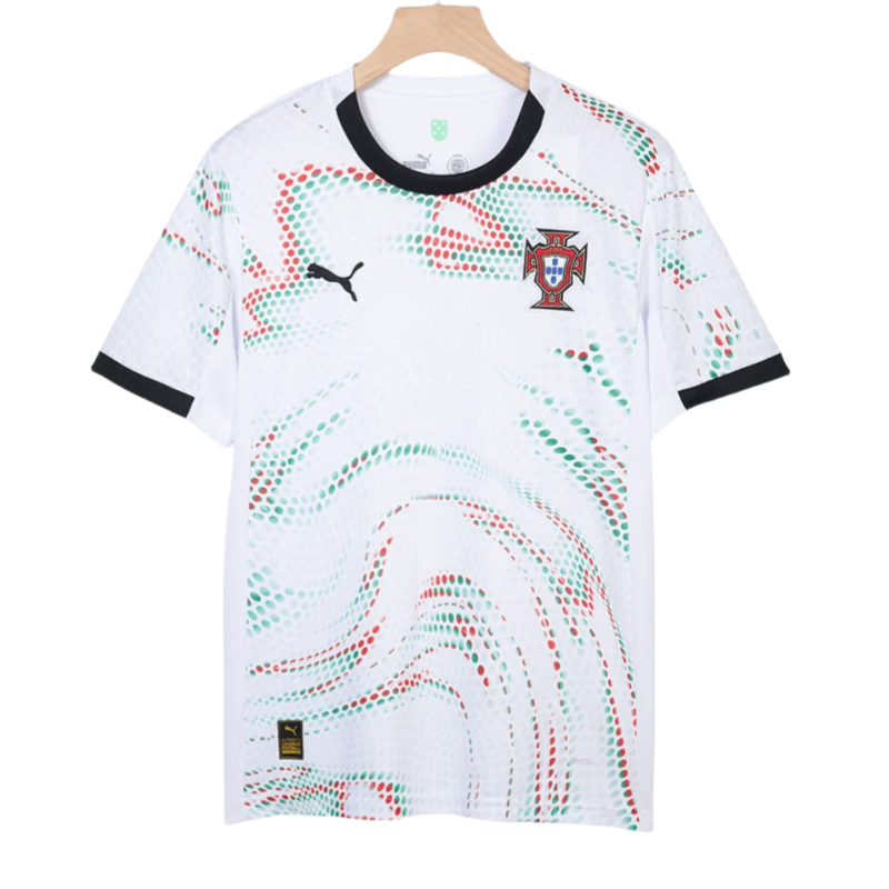 f6d7abcdbe-77 Portugal Puma Soccer Jersey Away Custom Shirt 2025 - 图片 1
