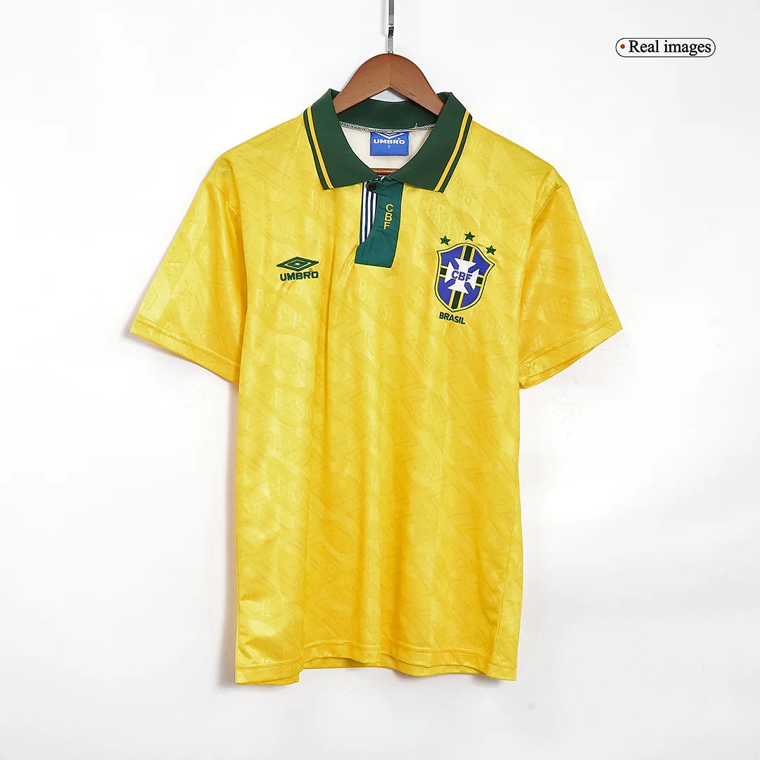f705504b83 Brazil Retro Jersey Home 1991/93 - 图片 1