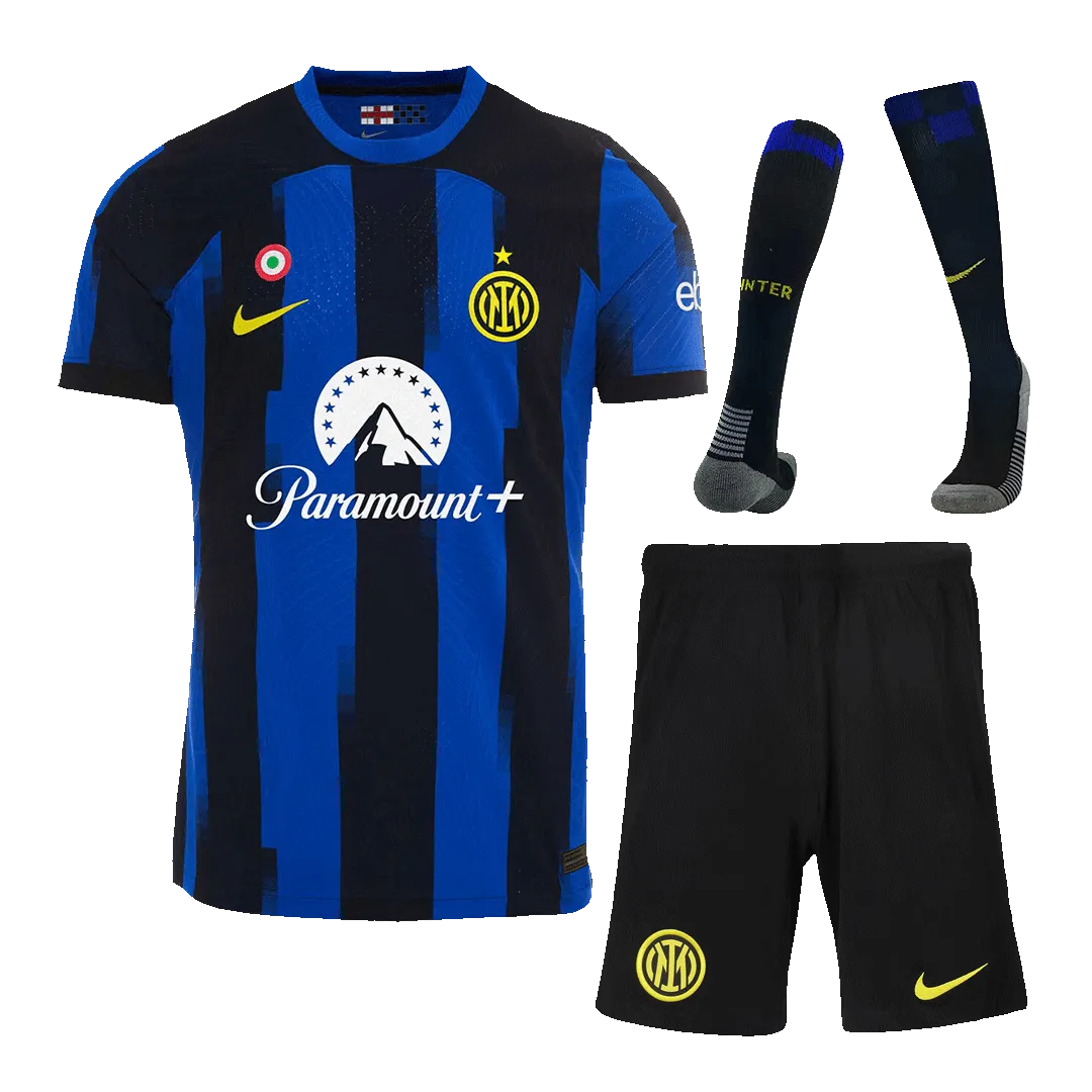 f864bd9295 23-24 Inter Milan Home Whole Kit Jersey+Shorts+Socks - 图片 1