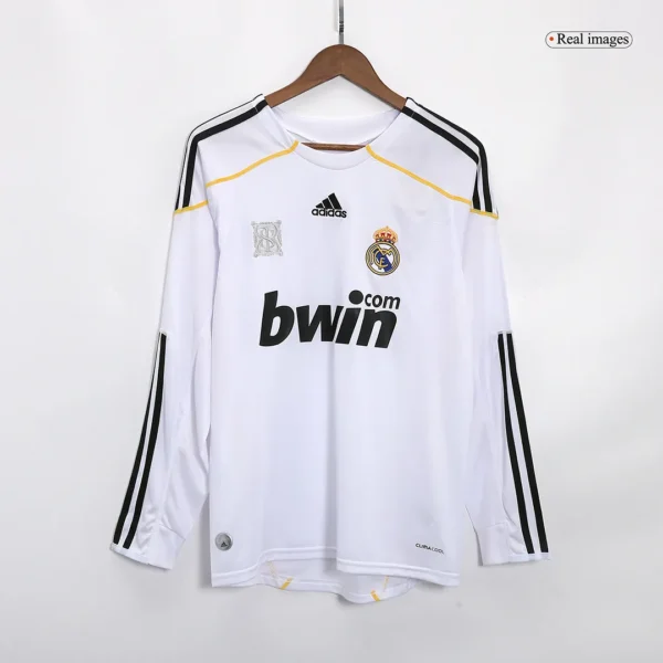 2009/10 Real Madrid Retro Home Long Sleeve Jersey